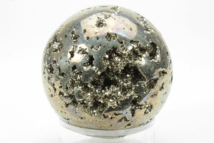 Polished Pyrite Sphere - Peru #228360